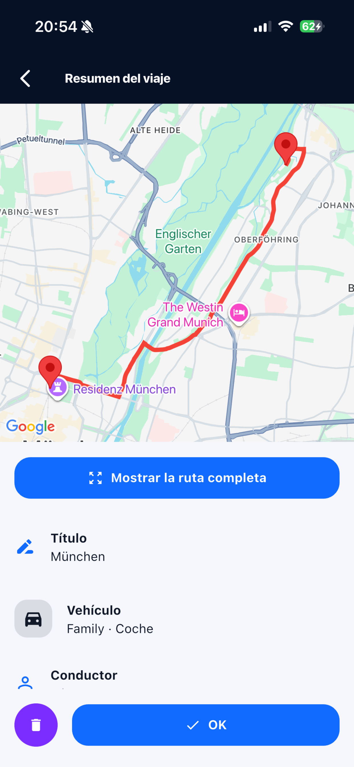 Routeo Mapa screenshot